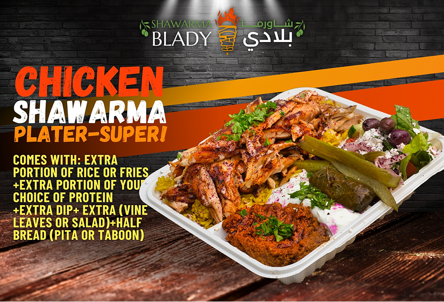 Saver Deals - Chicken Shawarma Platter